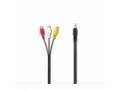 PPA1320: 3,5 mm jack / adaptér pre kompozitný RCA AV vstup, 30 cm